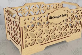 Σετ των 2 Intra απο ξύλο plywood 3mm-4mm πάχος – Ξύλινο κουτί αποθήκευσης | Κουτί δώρου |Οργάνωση Δίασταση  20x20 cm INTRAFABR-118678588