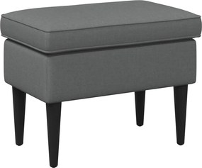 vidaXL Πολυθρόνα Ποδιών Σκούρο Γκρι 55 x 35 x 41 εκ Ύφασμα