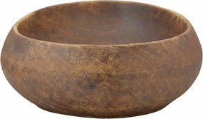 vidaXL Νιπτήρας Οβάλ Καφέ 59 x 40 x 15 εκ. Κεραμικός