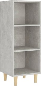 vidaXL Ντουλάπι Γκρι Σκυροδέματος 34,5x32,5x90 εκ. Επεξεργασμένο Ξύλο
