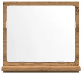 vidaXL Ντουλάπι καθρέφτη μπάνιου Artisan Oak Κατασκευασμένο ξύλο