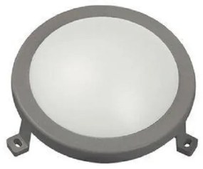 Απλίκα Φωτιστικό Τοίχου LED Φ17.2 6W 4000K IP54 Lumen-21-10661-Γκρι 21-10661
