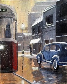 Εικονογράφηση Streetcar in the Rain, Dave Rheaume Artist