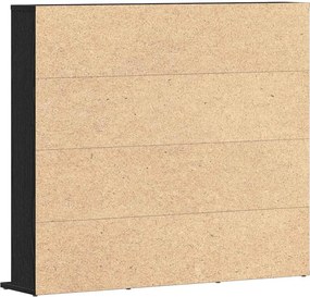 vidaXL Ντουλάπι για CD Μαύρο Δρυς 100x23x89,5 εκ. από Τεχνητό Ξύλο