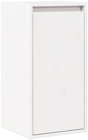 vidaXL Ντουλάπια Τοίχου 2 τεμ. Λευκά 30x30x60 εκ από Μασίφ Ξύλο Πεύκου
