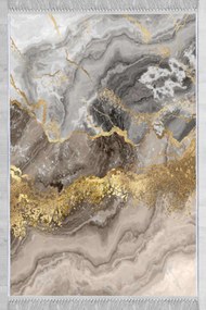 Χαλί ELS2375 599HFT4157 Grey-Gold Conceptum Hypnose 100X300cm