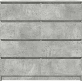 vidaXL Ντουλάπι Γκρι Σκυροδέματος 100x35x99 εκ. Επεξεργασμένο Ξύλο