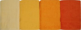 Bath Towel Set (4 Pieces) Rainbow - Yellow Light Yellow
Yellow
Pale Orange
Orange