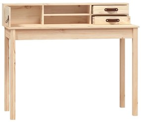 vidaXL Γραφείο 110x50x93 εκ. από Μασίφ Ξύλο Πεύκου