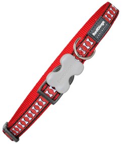 Κολλάρο Σκύλου Red Dingo Κόκαλο Αντανακλαστική Κόκκινο (2 x 31-47 cm)