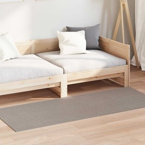 vidaXL Χαλιά χώρου Ορθογώνιος LUGO Taupe 80 x 200 cm Πολυεστέρας