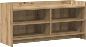 vidaXL Ντουλάπι TV 100 x 33 x 47 εκ Artisan Δρυς Επεξεργασμένο Ξύλο