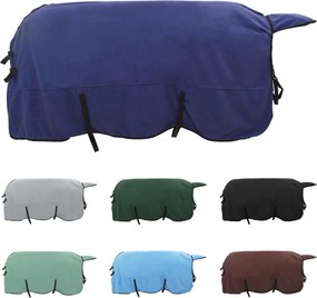 vidaXL Σαμάρι Ίππου Σκούρο μπλε Πολυεστέρας