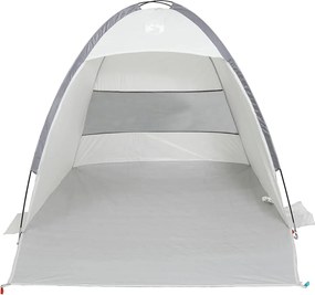 vidaXL Σκηνή Παραλίας Pop Up 3 Ατόμων Αδιάβροχη Γκρι