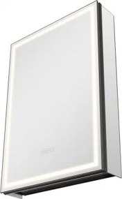 VEVOR Lighted Mirror Medicine Cabinet 50 x 70 cm Bottom Lighting Recessed Wall