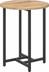 vidaXL Σετ βοηθητικά τραπεζάκια 2 pcs Δρυς Artisan και Μαύρο