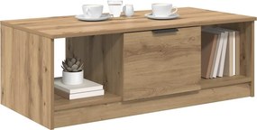 vidaXL Τραπεζάκι σαλονιού Artisan Oak 102 x 50 x 36cm