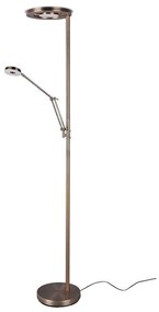 Φωτιστικό Δαπέδου Led Barrie 4000Lm, 600Lm 181x30cm Old Brass 424210304 Trio Lighting Μέταλλο