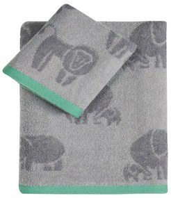 Πετσέτα Βρεφική Jonas Grey Kentia Προσώπου 40x60cm 100% Cotton