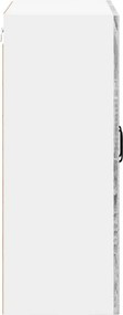 vidaXL Ραφιέρα τοίχου LUCCA Γκρι Sonoma 60 x 31 x 80 εκ.