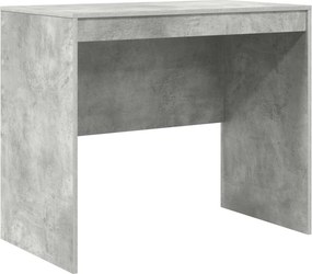 vidaXL Γραφείο με συρτάρι με ράφι με αποθήκευση 2 pcs Σκυρόδεμα Γκρι