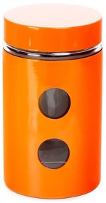 Muhler MR-1406OM Βάζο Γενικής Χρήσης με Καπάκι από Ανοξείδωτο Ατσάλι σε Πορτοκαλί Χρώμα 1.05L