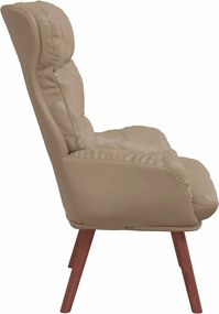 vidaXL Πολυθρόνα Καπουτσίνο 69 x 74 x 93 εκ. Δερματίνη