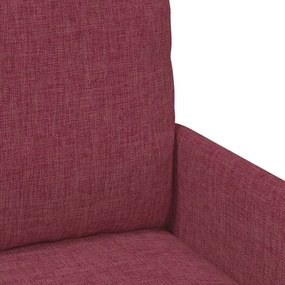 vidaXL Καναπέδες με μαξιλάρι 55cm Κόκκινο Κόντρα πλακέ