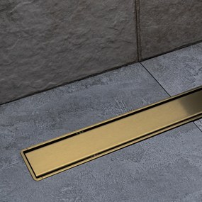 Σιφόνι δαπέδου από ανοξείδωτο ατσάλι Gold Compact PRIMO KARAG 65cm - KPRI65-O