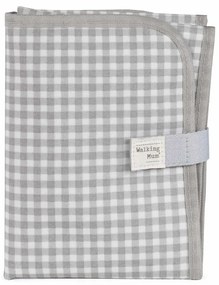 Αλλαξιέρα Ταξιδίου (33x66) Walking Mum I Love Vichy Grey