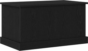 vidaXL Κουτί αποθήκευσης Μαύρη δρυς 70 x 40 x 38 cm Επεξεργασμένο Ξύλο