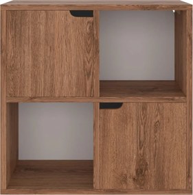 vidaXL Βιβλιοθήκη Χρώμα Καφέ Δρυς 60 x 27,5 x 59,5 εκ. από Επεξ. Ξύλο