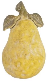 Αχλάδι Διακοσμητικό JOE203 15x15x24cm Yellow Espiel Cement