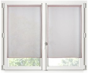 Σετ Κουρτίνες Παραθύρου (60x120) Με Τούνελ S-F Monna Roselin RA2B961022