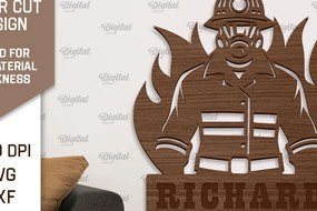 Intra απο ξύλο plywood  Χρώμα wenge 3mm-4mm πάχος - Πυροσβεστική Ξύλινη Διακόσμηση Τοίχων Κοπή Laser Δίασταση 30x20 cm INTRAFABR-123575784