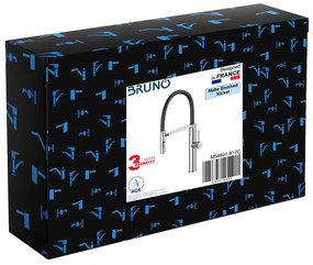 BRUNO μπαταρία πάγκου κουζίνας M54801-817C, αναμεικτική, ασημί