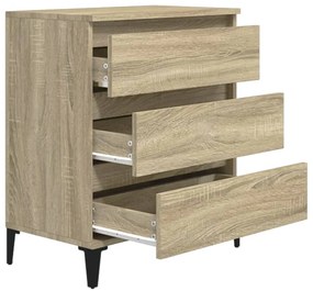 vidaXL Συρταριέρα Sonoma Δρυς 60x35x70 εκ. Επεξεργασμένο Ξύλο