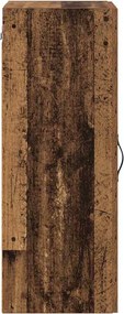 vidaXL Επιτοίχιο ντουλάπι Παλιό Ξύλο 34,5 x 34 x 90 εκ.