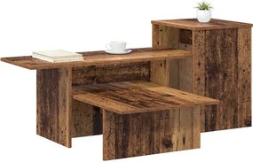 vidaXL Τραπέζι κονσόλας Παλιό ξύλο 91,5 x 35 x 38,5 εκ