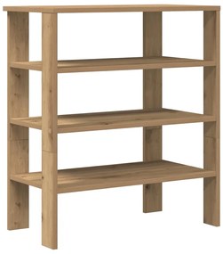 vidaXL Ράφι παπουτσιών  Artisan Oak 61x32x70 cm Κατασκευασμένο ξύλο