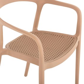 Καρέκλα - Πολυθρόνα CLEO C5935.03 Καπουτσίνο Πολυπροπυλενίου 57x53x81Υ εκ. 57x53x81 εκ.