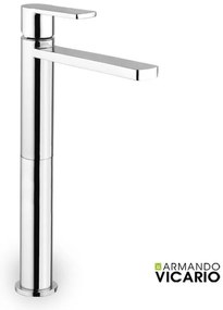 Armando Vicario Glam Chrome Μπαταρία Νιπτήρος Υψηλή Με Βαλβίδα Clic-Clac 610041-100