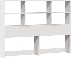 vidaXL Κρεβάτι Βιβλιοθήκη Χωρίς Στρώμα 120x200 εκ Μασίφ Ξύλο Πεύκο