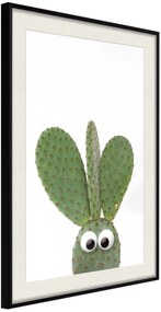 Αφίσα - Funny Cactus III - 20x30 - Μαύρο - Με πασπαρτού