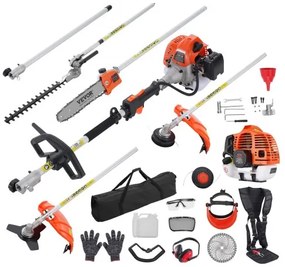 VEVOR 6-in-1 Multi-Functional Trimming Tools Gas Hedge Trimmer 33CC Weed Eater