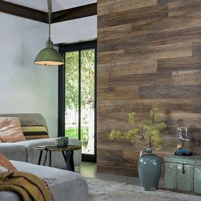 WallArt Πάνελ Τοίχου με Όψη Barnwood «GL-WA34» Δρυός 30 τεμ Καφέ Όμπρα - Καφέ