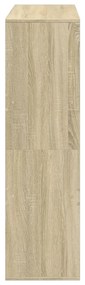 vidaXL Βιβλιοθήκη/Διαχωριστικό Χώρου Sonoma Δρυς 100x33x115 εκ.