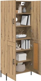 vidaXL Highboard Artisan Oak 69,5 x 34 x 180 εκ. Επεξεργασμένο ξύλο