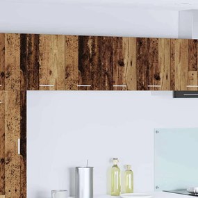 vidaXL Κρεμαστό ντουλάπι 2 pcs Παλαιό Ξύλο και Λευκό 60 x 31 x 40 εκ