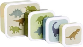 Φαγητοδοχεία (Σετ 4τμχ) Α Little Lovely Company Dinosaurs SBSEDI38